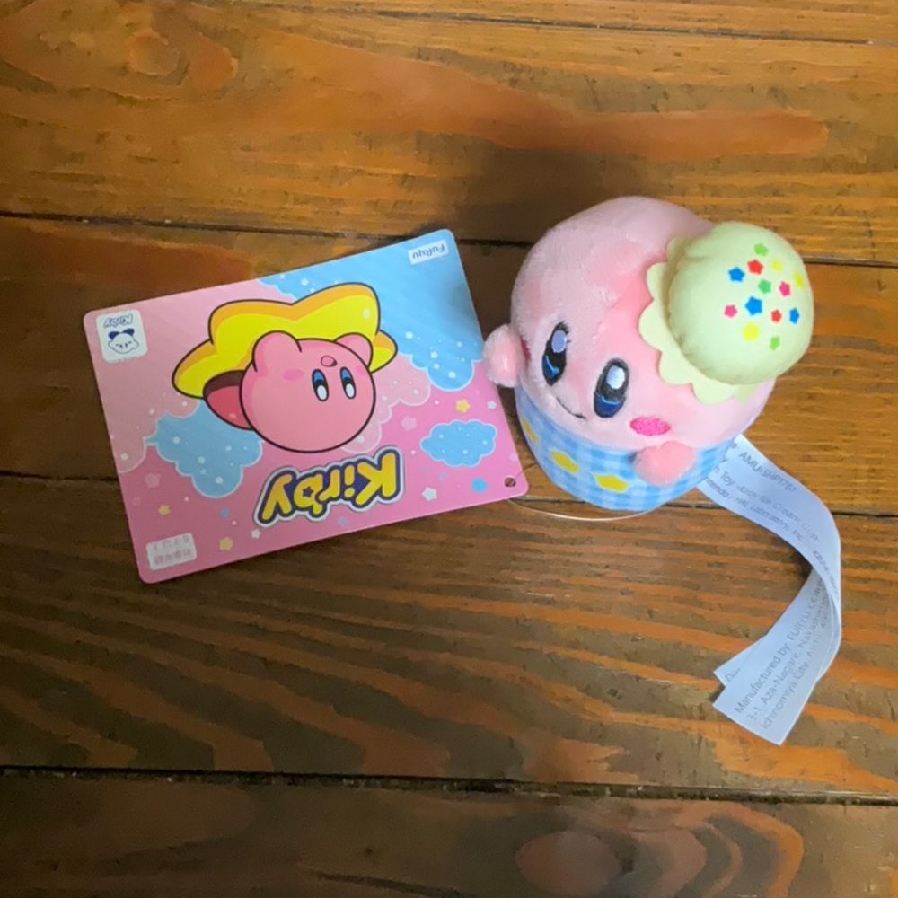 Nintendo Kirby Ice Cream Cup Mini Plush